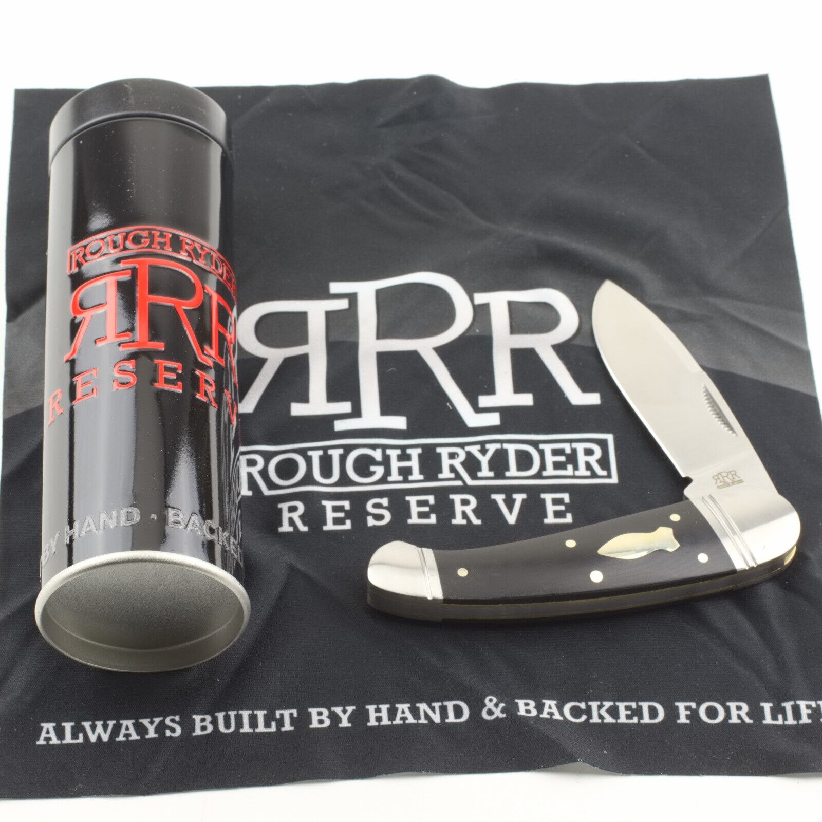 Rough Ryder Reserve Panthera Folder Knife Wood Handle Spear Blade RRR020