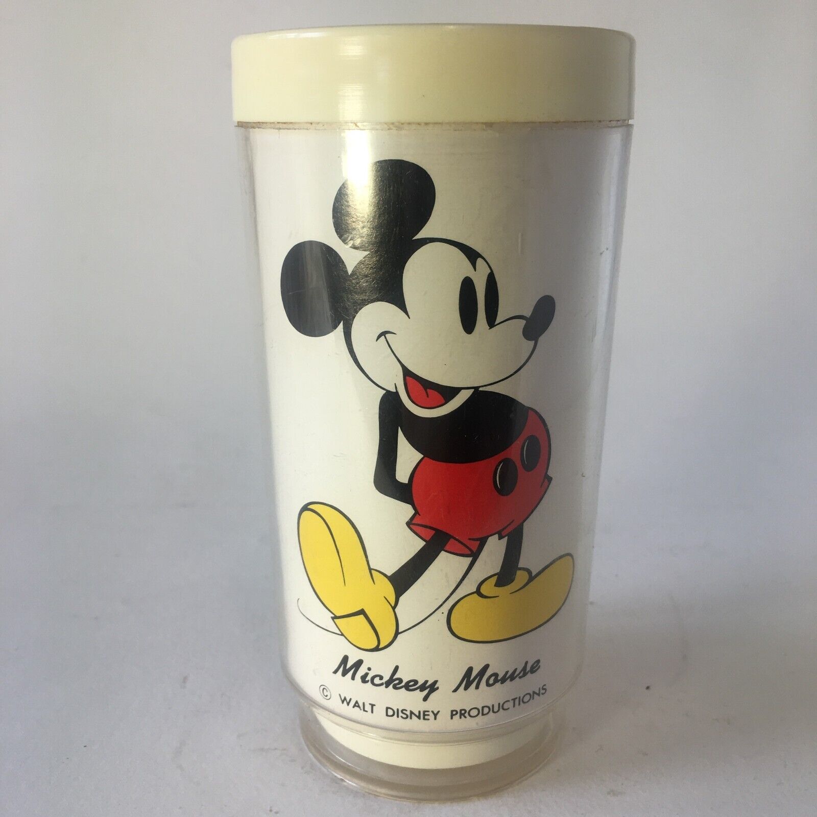 Walt Disney Productions Plastic Drinking Cup Eagle 1970\'s Mickey Mouse Vintage