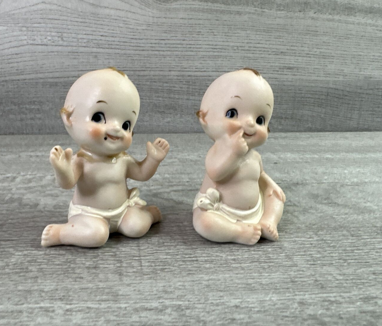 Lot Of 2 Vintage Kelvin's Kewpie Baby Figurines