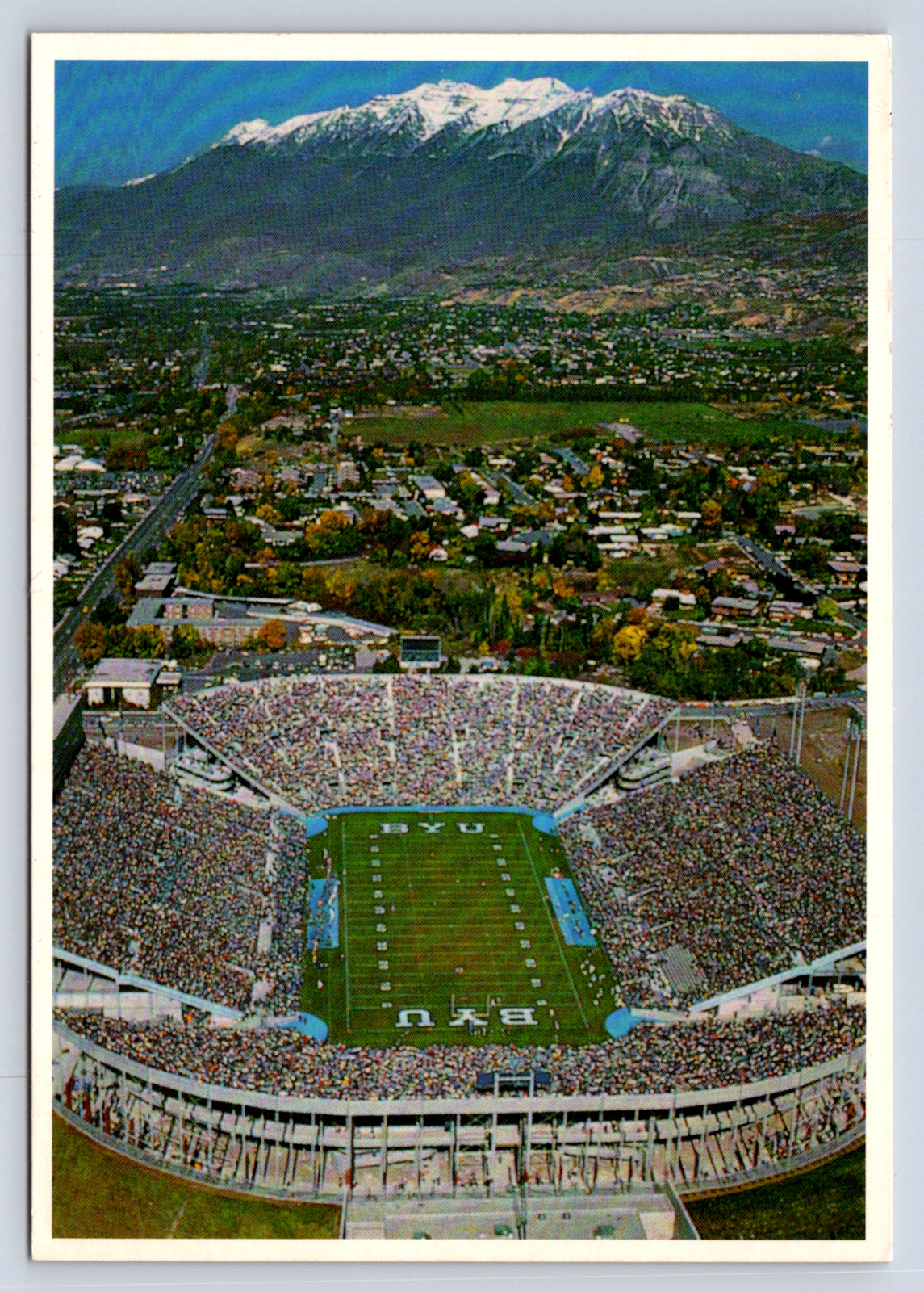Vintage Postcard Brigham Young University Provo Utah