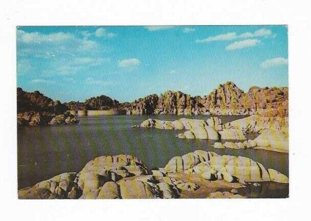 Watson Lake Granite Dells Prescott Arizona 1960 Postcard Bradshaw\'s Photo Shop