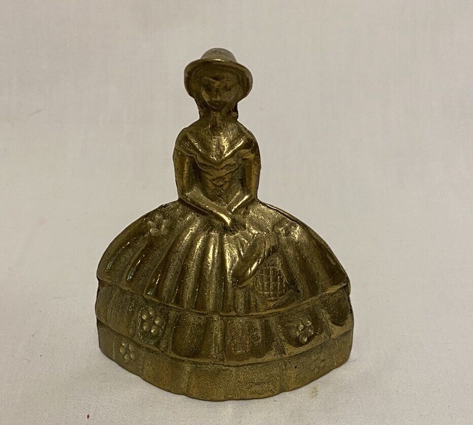 Vintage Brass Bell Southern Belle Wide Skirt 4 x 3.25\