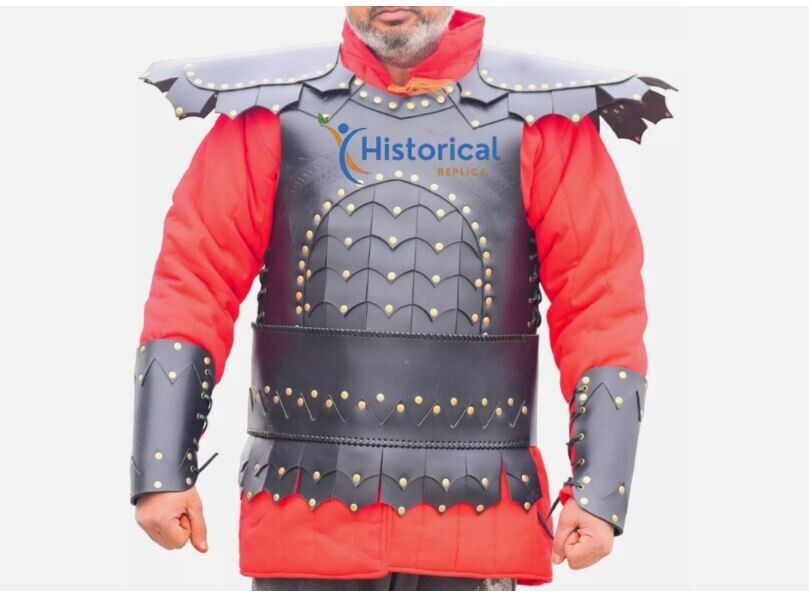WEEKEND SALE Viking Leather Breastplate - Medieval Cosplay Costume Body Armor