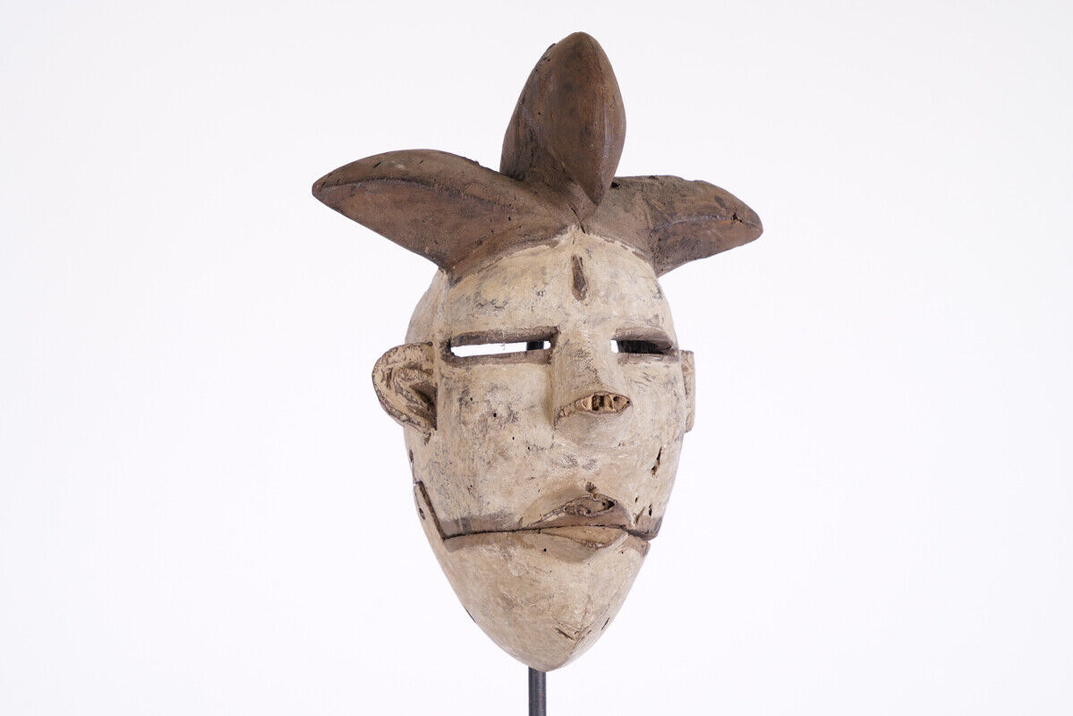 Ogoni Mask with Movable Jaw from Nigeria 10.5\