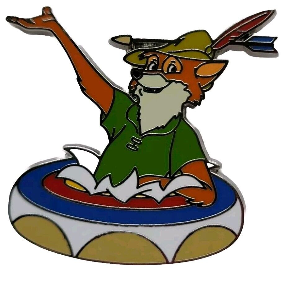 Disney Pin 2024 Trading Starter Robin Hood Busting from Archery Target #164535