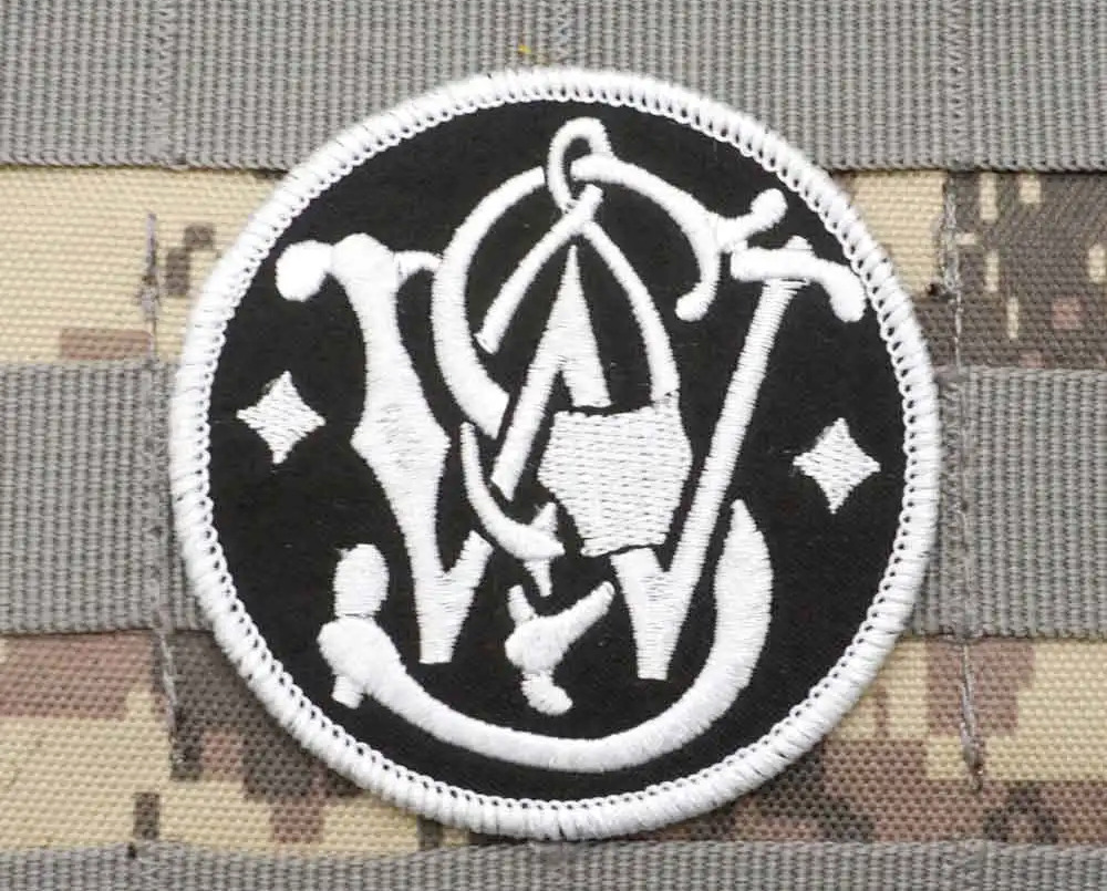 USA Seller Smith & Wesson Hook & Loop Embroidered Morale Patch