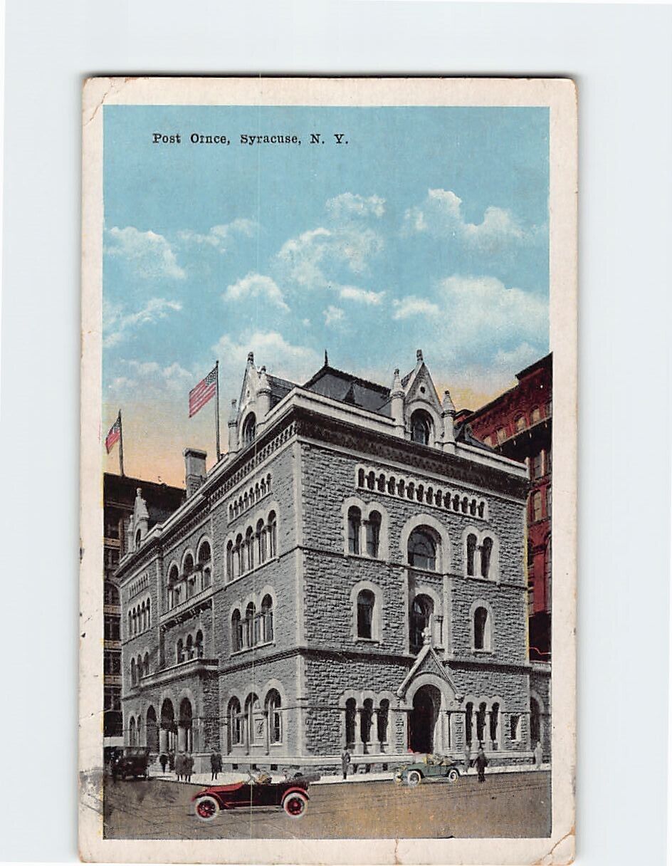 Postcard Post Office Syracuse New York USA