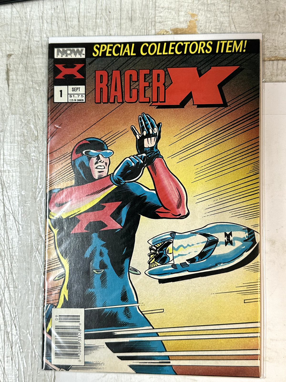 Racer X #1 Special Collectors Item 1988 Now Comics  NEWSSTAND | Combined Shippin