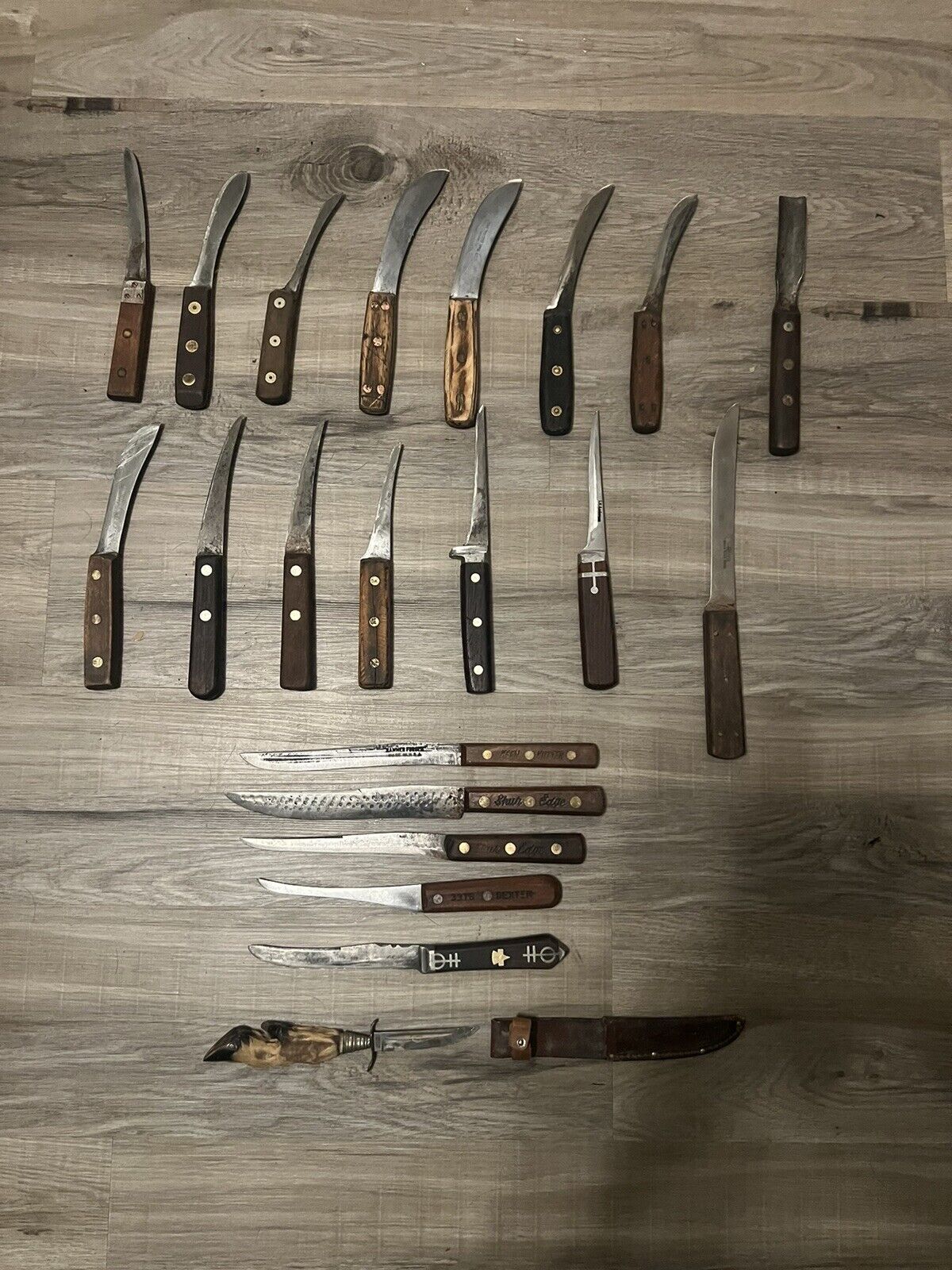 Antique Primitive/skinning/ Knife Lot