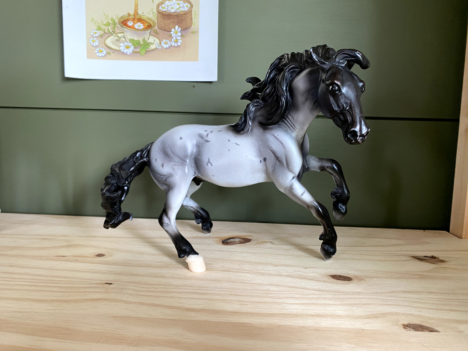 Breyer Nokota Horse Limited Edition #1279 - Blue Roan on the Nokota mold