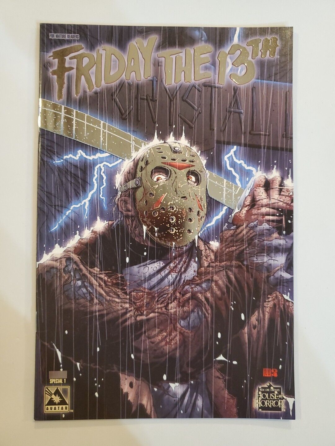 Friday the 13th Special #1 Platinum Foil Variant Numbered To 700 Avatar 2005 NM+