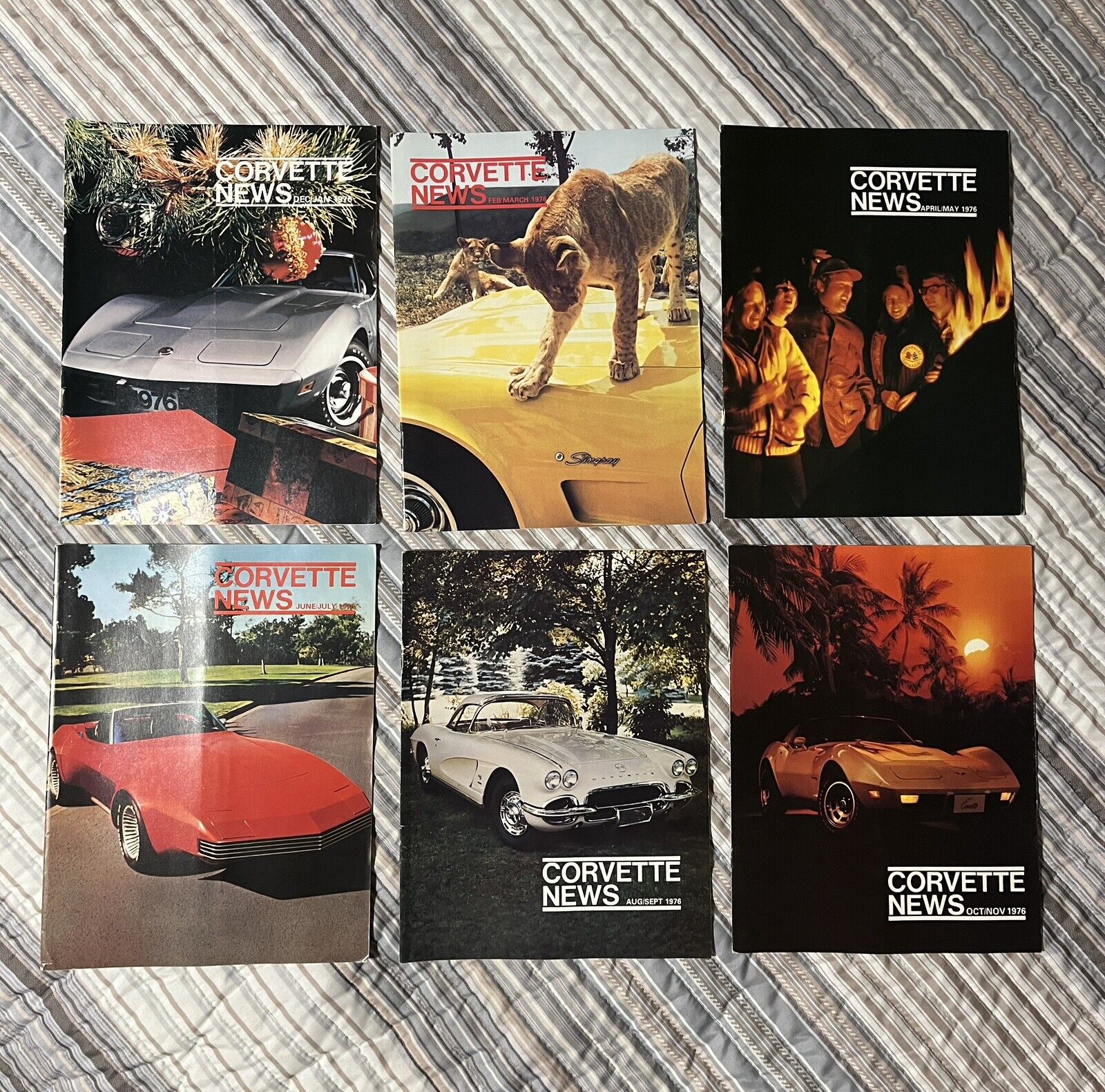 1976  Corvette News Magazines