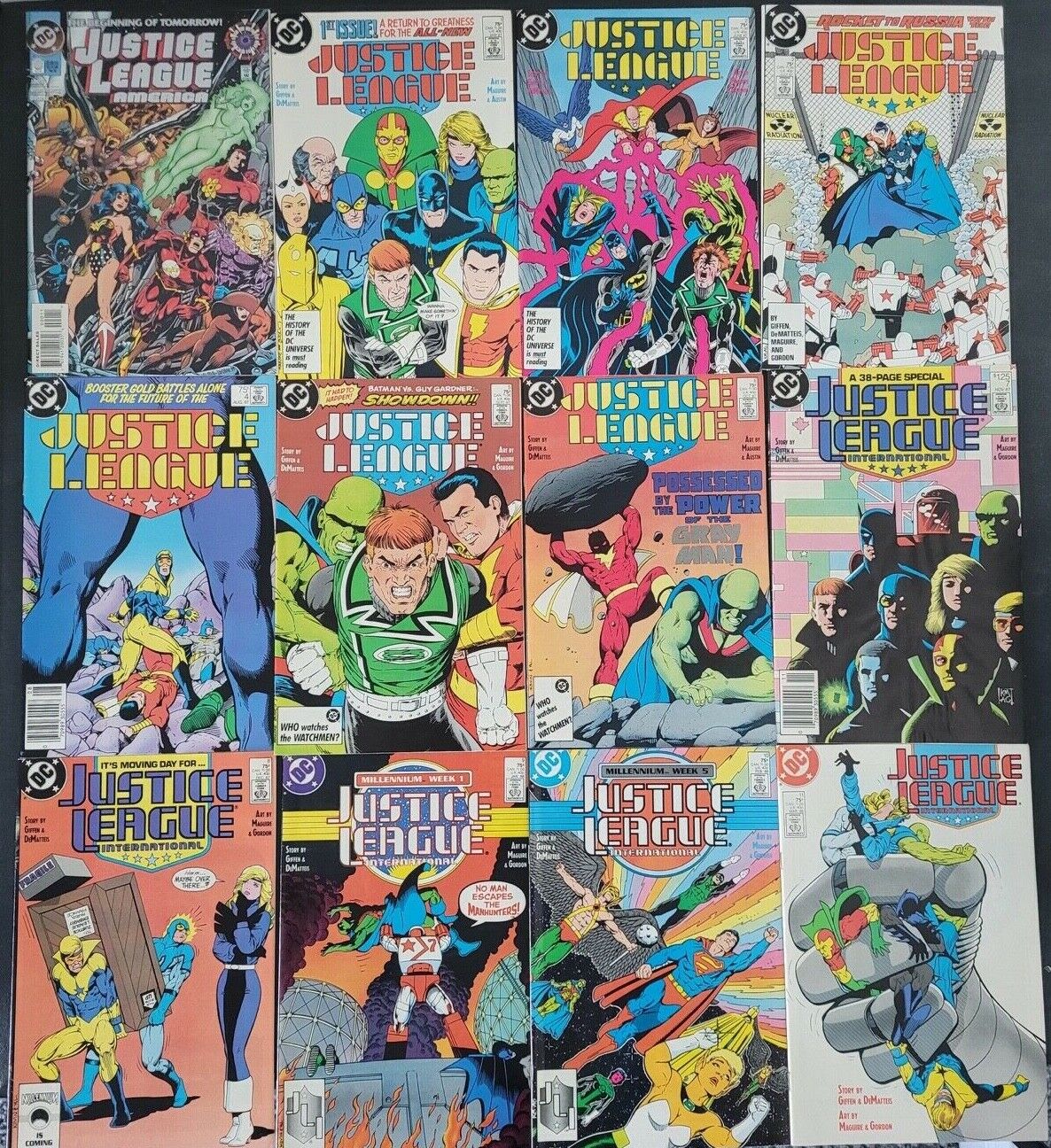 JUSTICE LEAGUE #0,1-113 + ANNUAL 1-9 (1987) FULL COMPLETE SERIES 123 COMICS  
