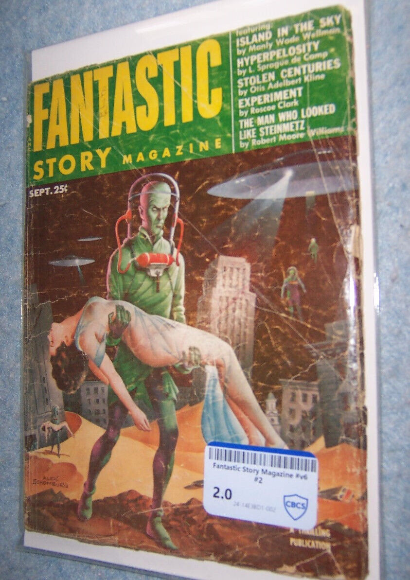 Fantastic Story Magazine v6 #2, September 1953, Grade 2.0 by CBCS