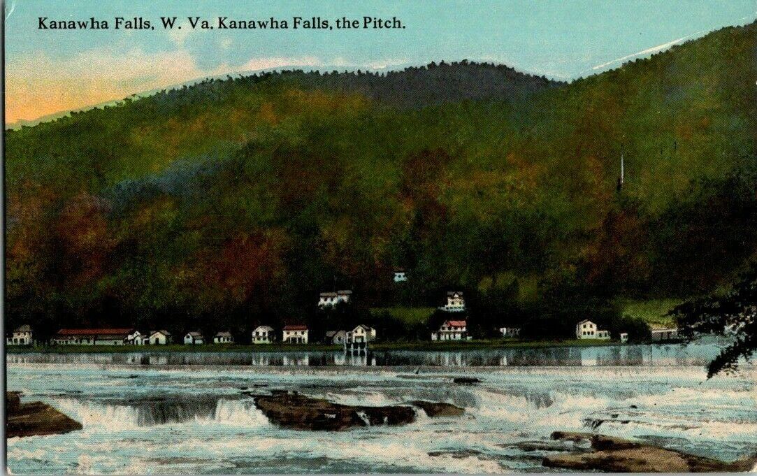 1910. KANAWHA FALLS, W VA.  POSTCARD DB26