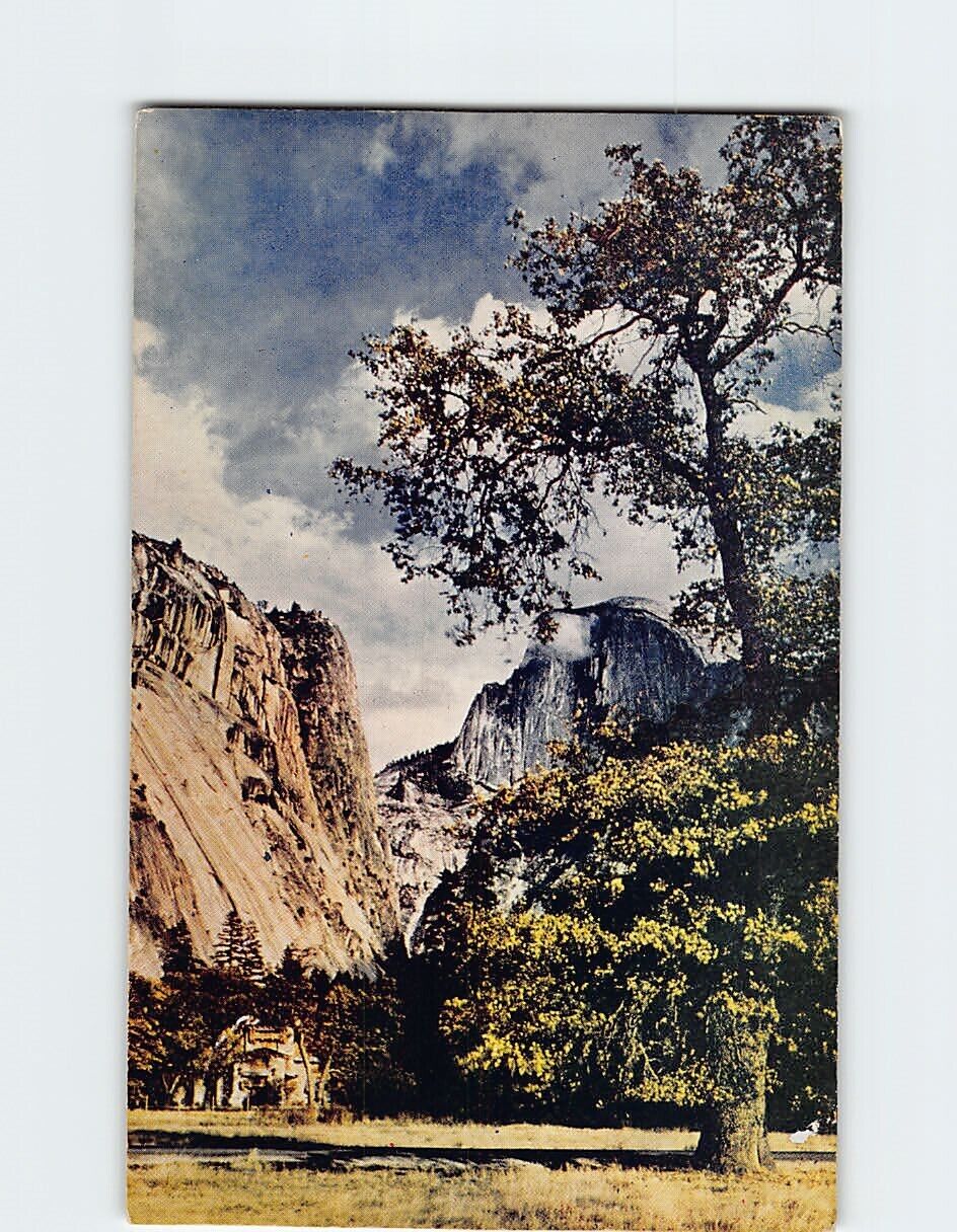 Postcard Autumn Scene in Yosemite National Park California USA