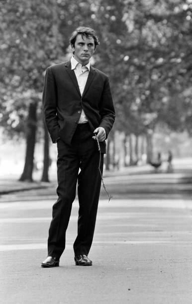 Actor Terence Stamp pictured in a park in London 13th September 1962 Old Photo 5