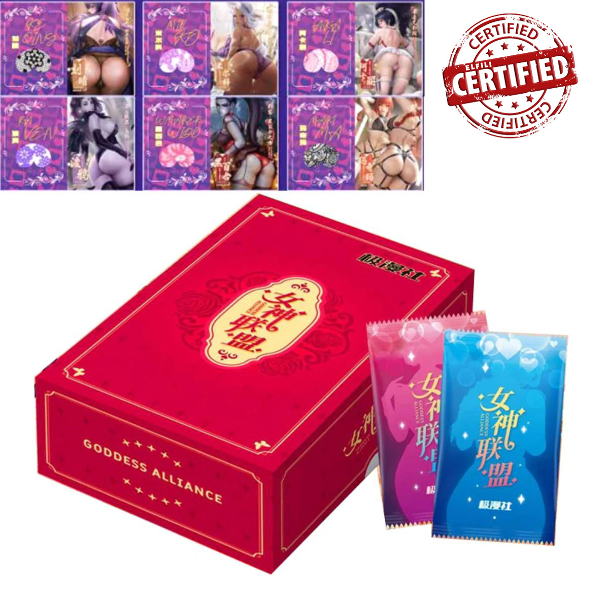 Brand New, Sealed Goddess Alliance 2 Premium Booster Box Doujin Foil Waifu Anime