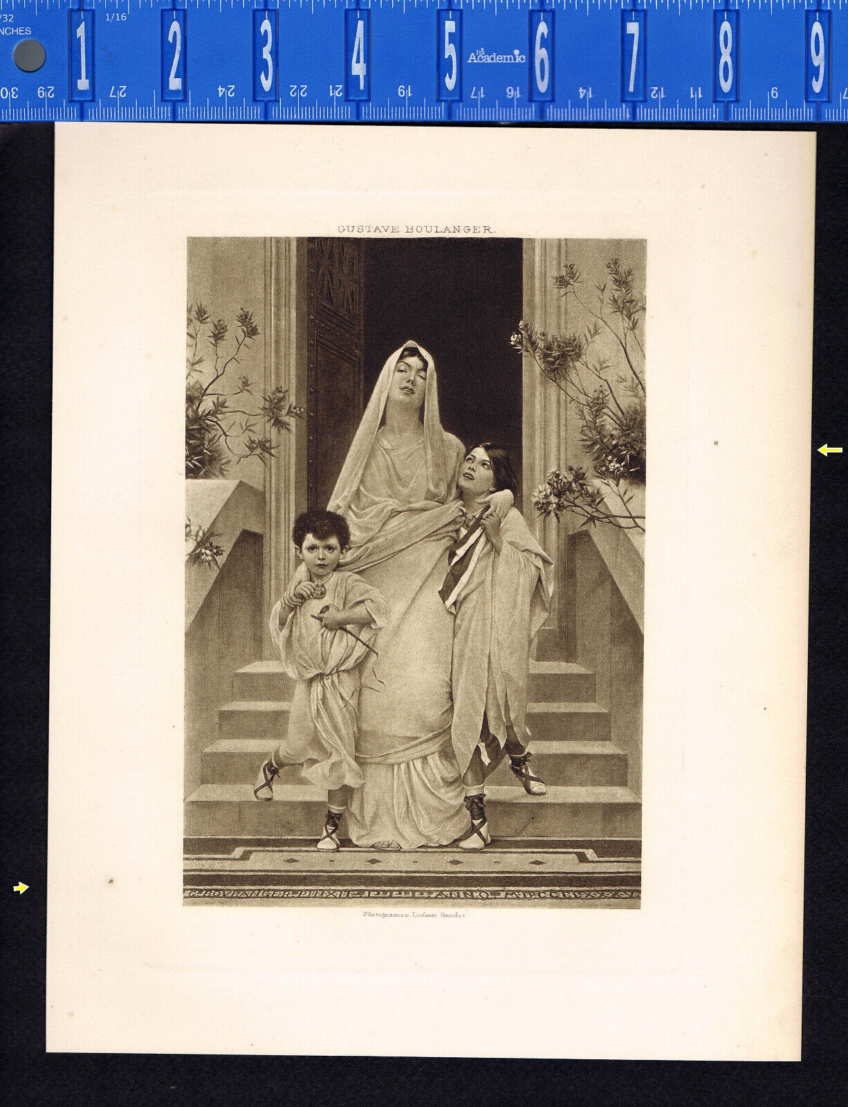 The Mother of the Gracchi by Gustave Boulanger - 1894 Photogravure