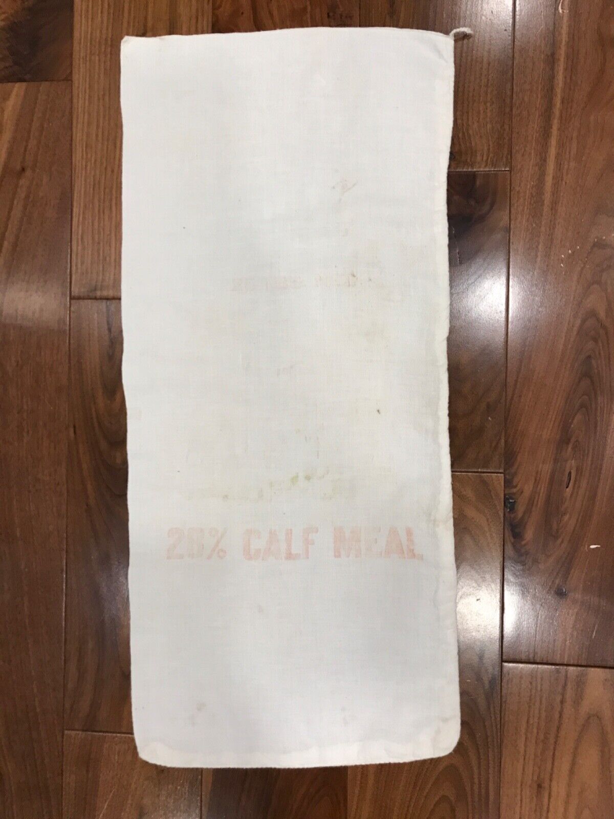 Vintage Cotton 25 Pound Feed Meal Bag - 11” x 24-3/4” - free postage