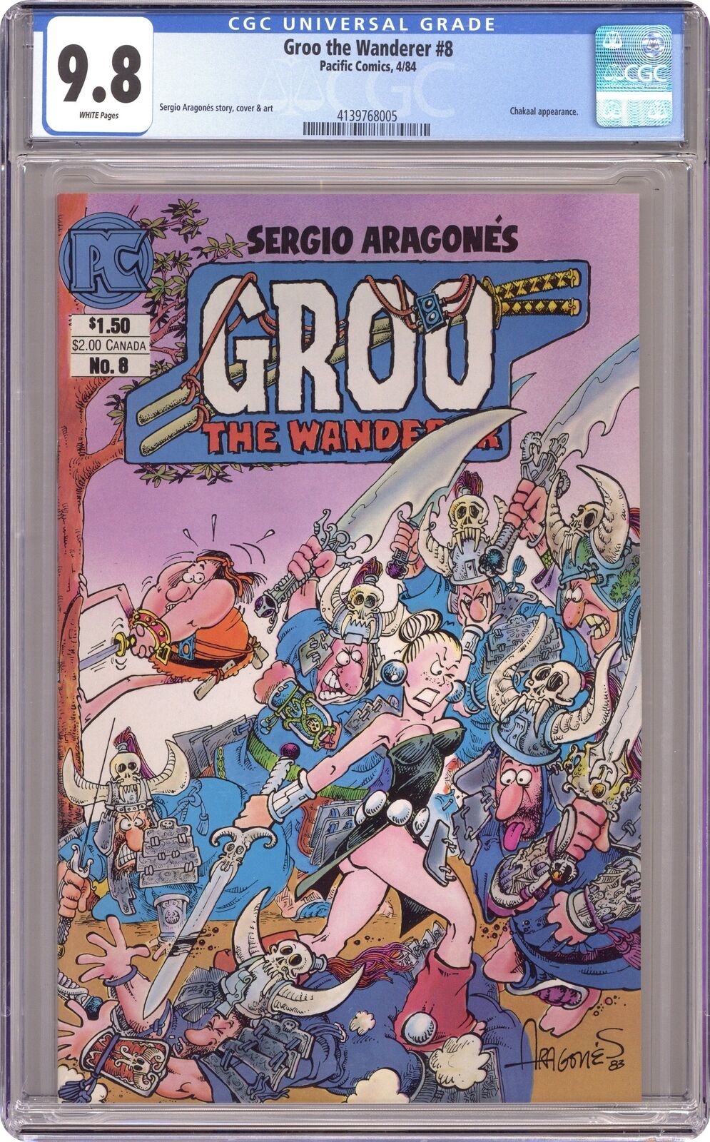 Groo the Wanderer #8 CGC 9.8 1984 4139768005