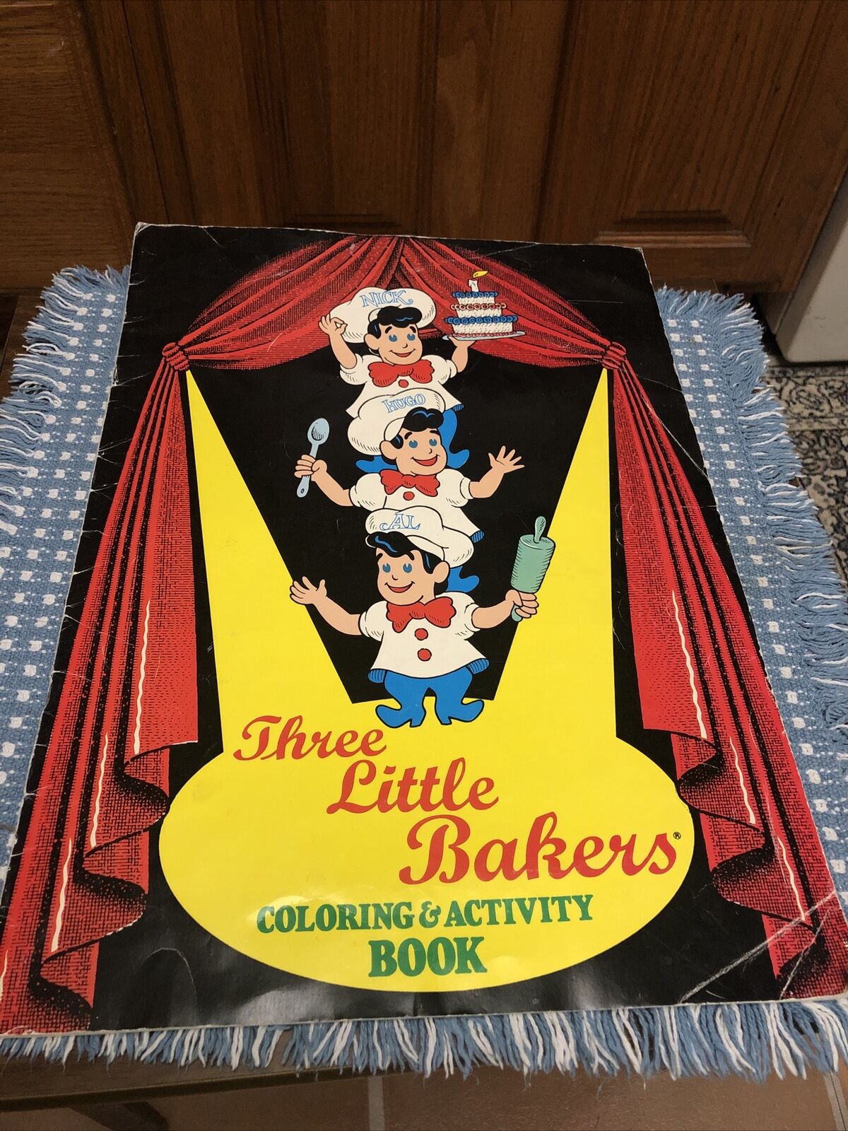 Three Little Bakers Dinner Theatre Wilmington DE Rare Coloring Book Delaware Htf