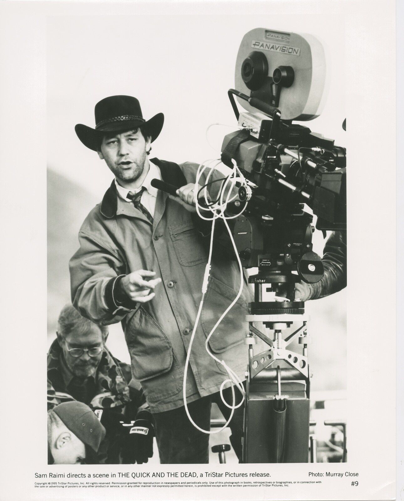 Film Director Sam Raimi In The Quick And Dead  A3073 A30 Original Photograph