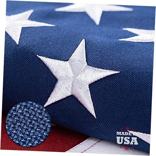 American Flag 10x15 Ft TearProof Series for Outside, 100% in USA, 10X15FT