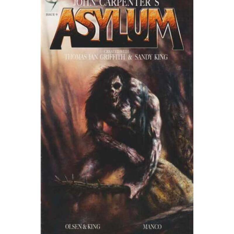 John Carpenter\'s Asylum #9 in Near Mint minus condition. [h}