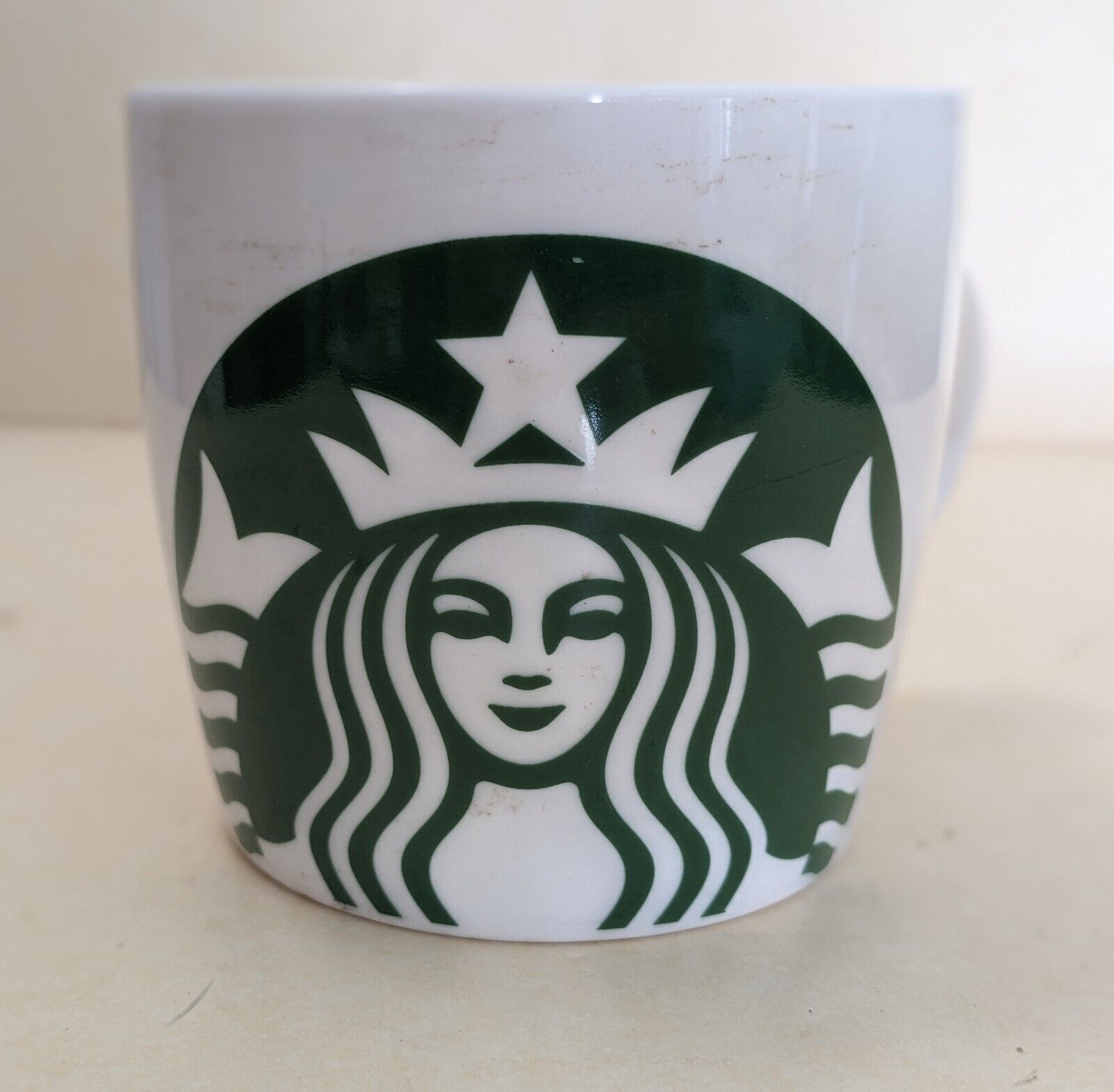 Ceramic Mug- Starbucks traditional Coffee Mug - 16 fl oz /414 ml - Ceramic, Whit