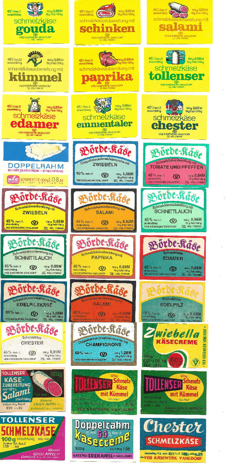 cheese labels