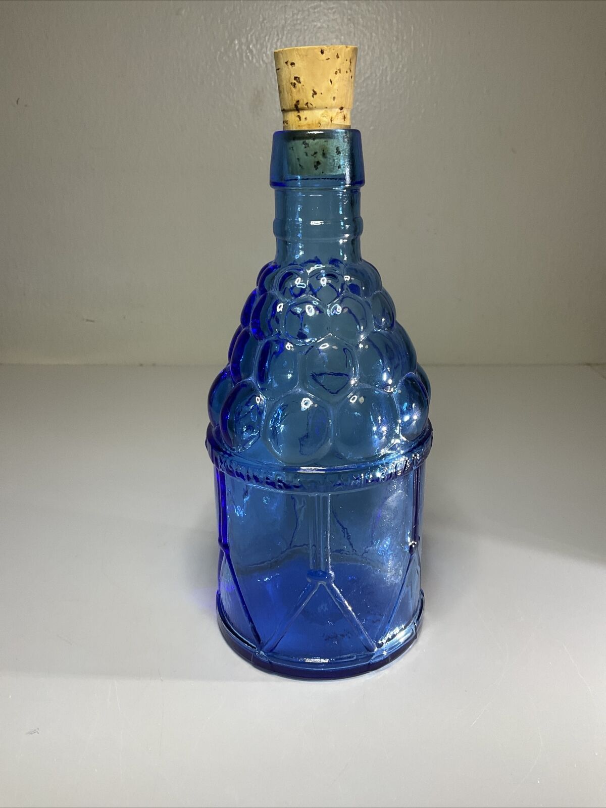 Vintage Rare Wheaton N.J. Glass American Army Bottle,Mint Cond 70\'s Blue 8 in