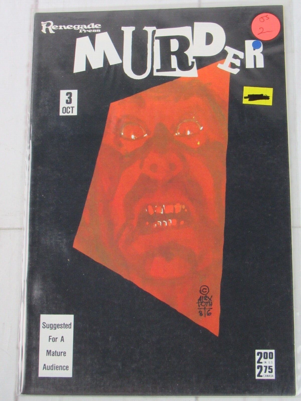 Murder #3 Oct. 1986 Renegade Press