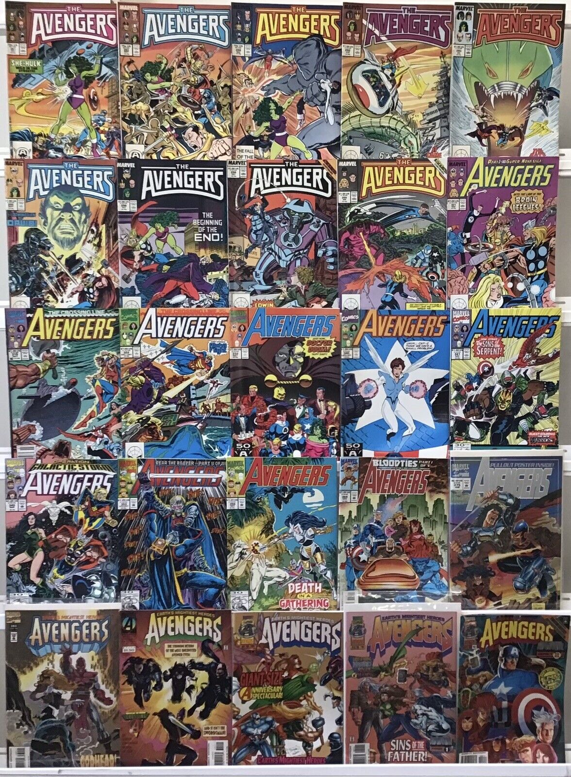 Marvel Comics - Avengers 1st Series - Comic Book Lot Of 25