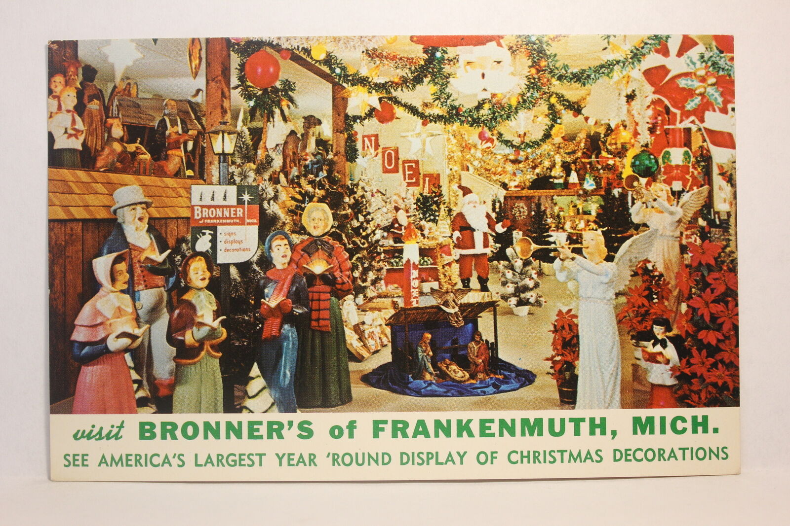Postcard Visit Bronner\'s Of Frankenmuth MI M22