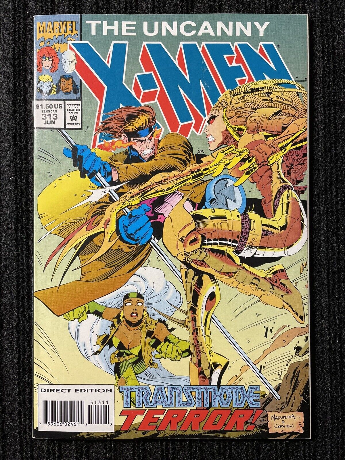 The Uncanny X-men #313 Gambit Cover