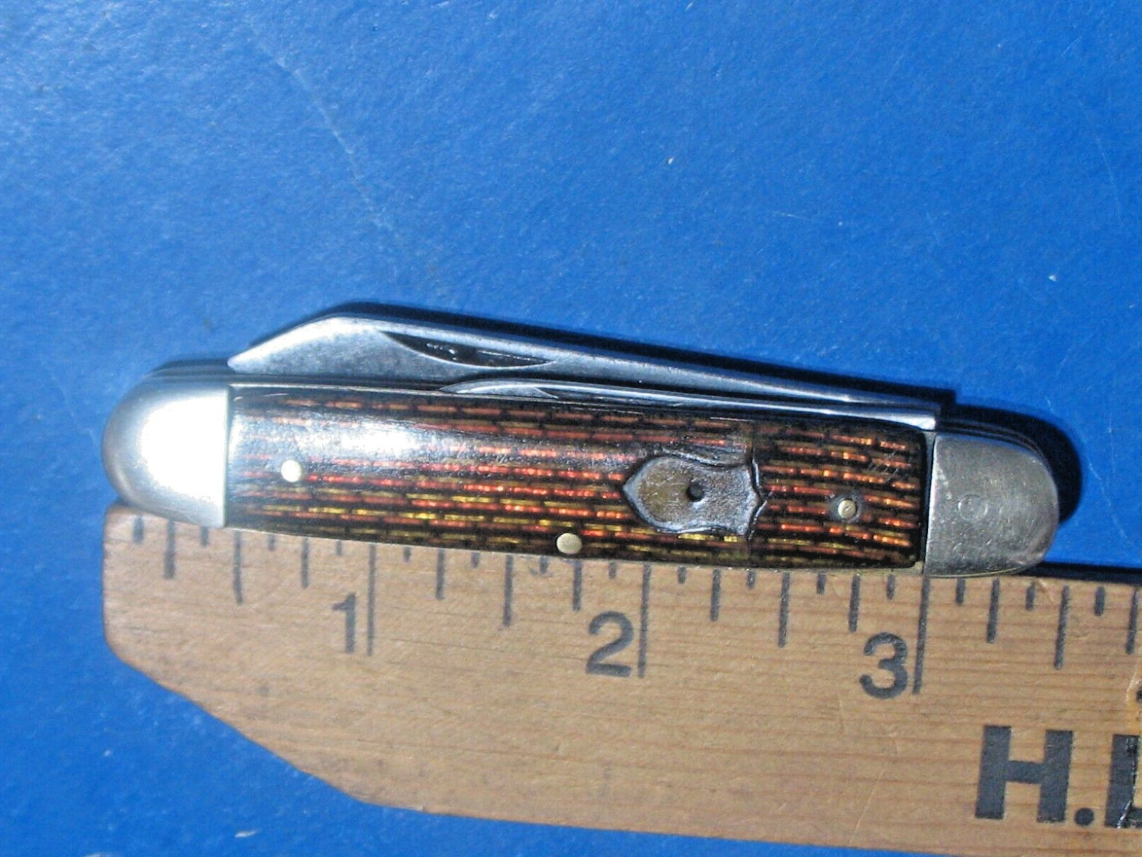 Vtg  Pre  1940  Imperial Celluloid Two Blade Pocket Knife USA