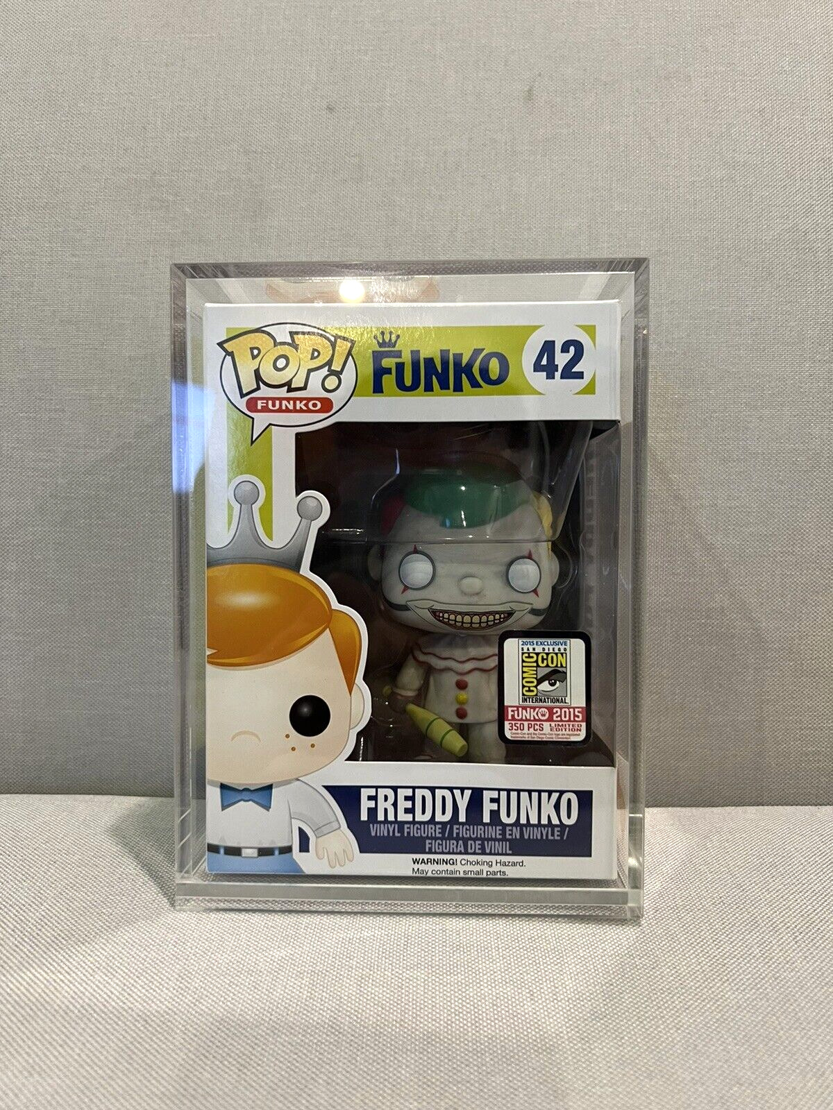Funko Pop Freddy Twisty Comic Con Exclusive 2015 #42 with Hard Protector