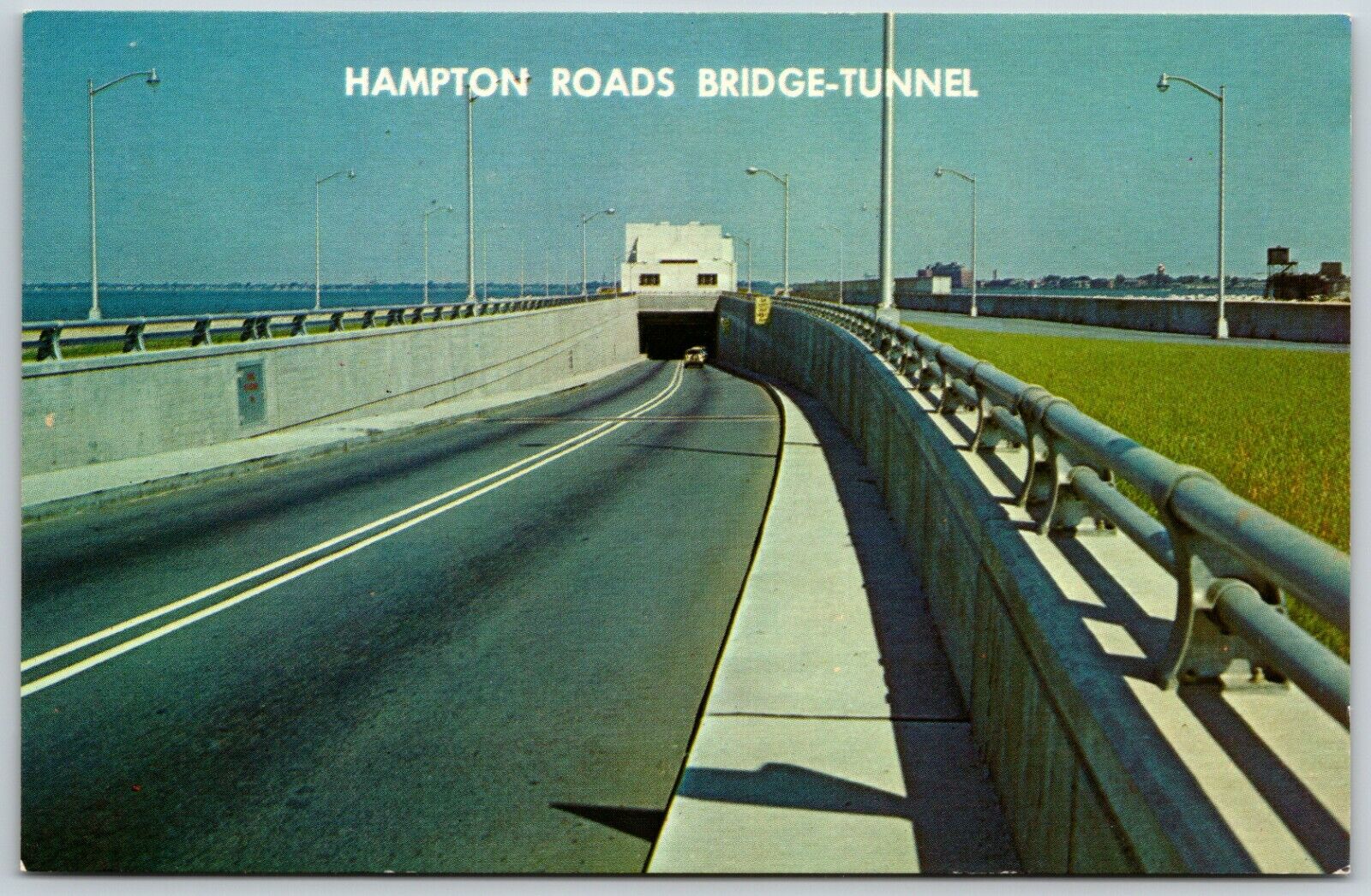 Hampton Roads Bridge-Tunnel, Virginia -  Postcard