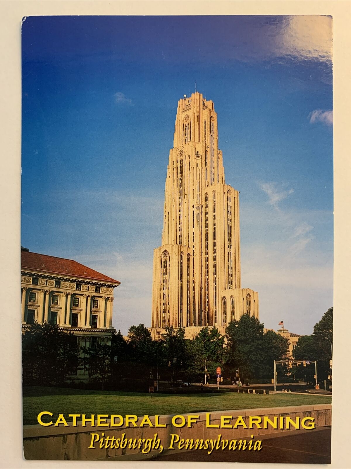 cathedral of learning university of pittsburgh pitt pa postcard