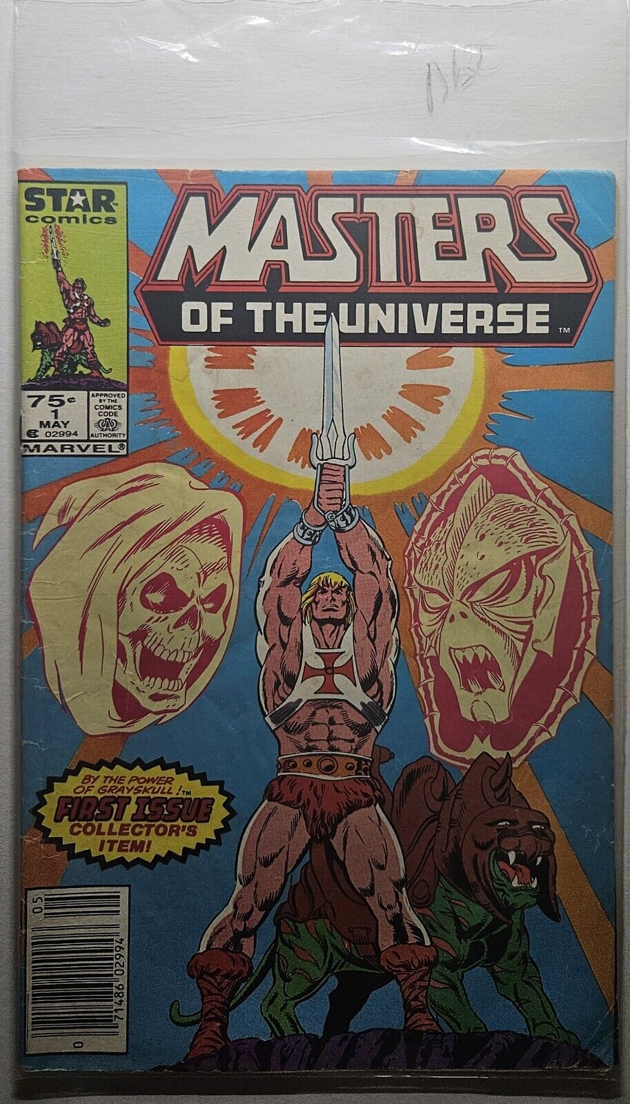 MASTERS OF THE UNIVERSE #1 (1986) MARVEL STAR COMICS