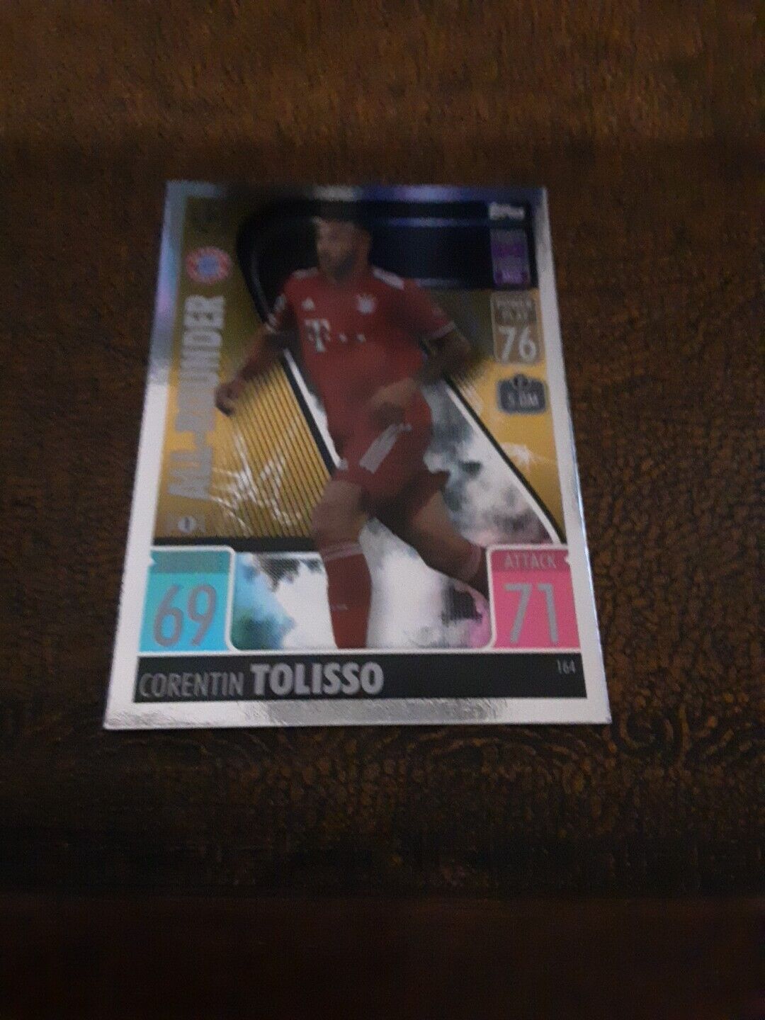 Champions League All Rounder Corentin Tolisso Soccer Card