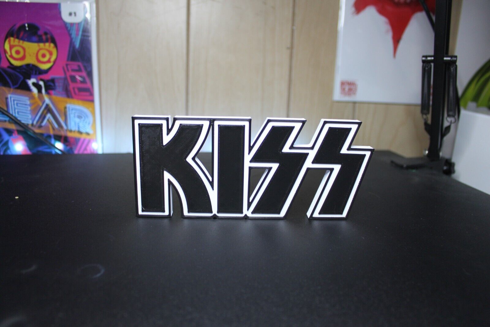 Kiss 3D Printed Logo Art