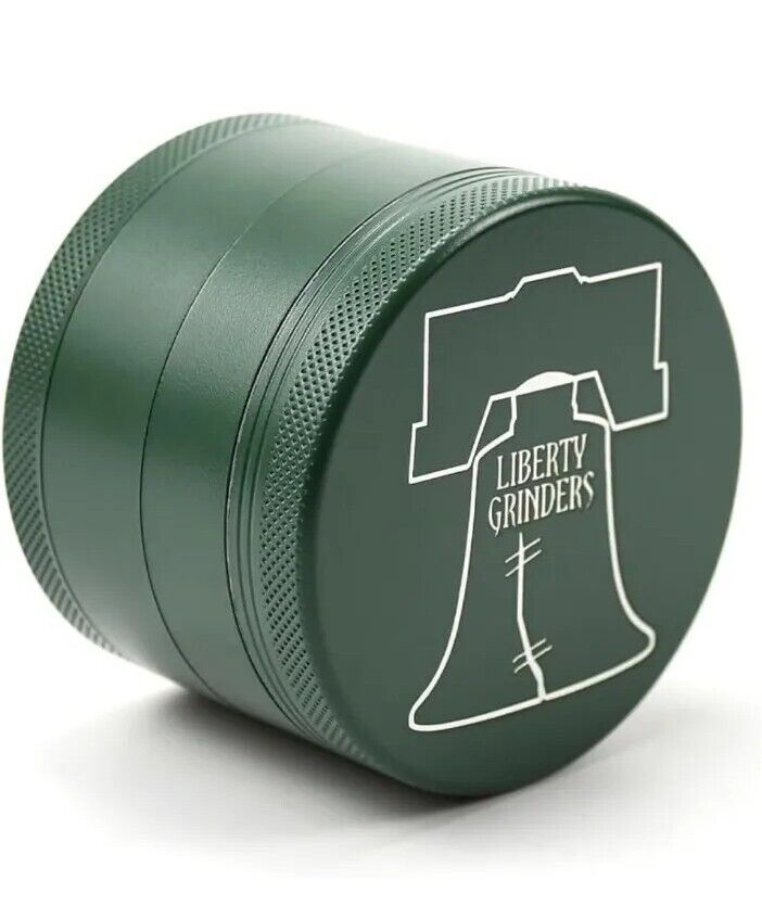 Liberty Herb Spice Grinder Ceramic Coated With Hard Case 2.5 Inch, 4 Piece 