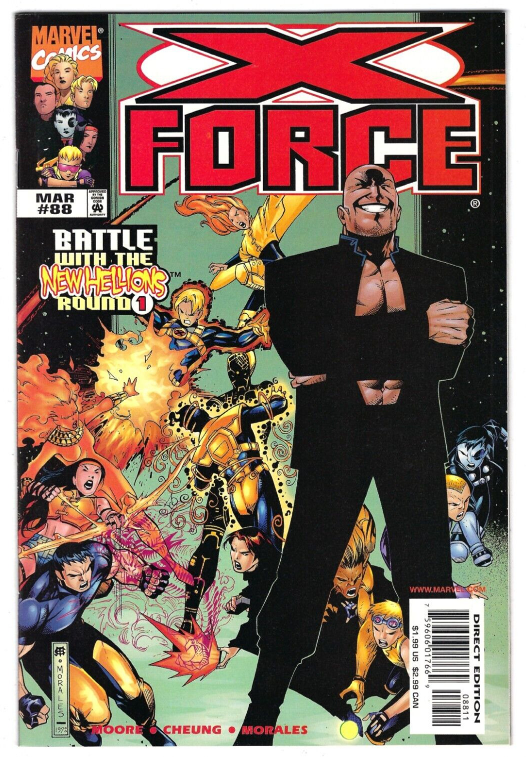 Marvel Comics X-FORCE #88 first printing cover A
