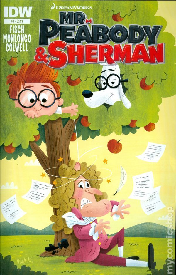 Mr. Peabody and Sherman #3 FN- 5.5 2014 Stock Image Low Grade