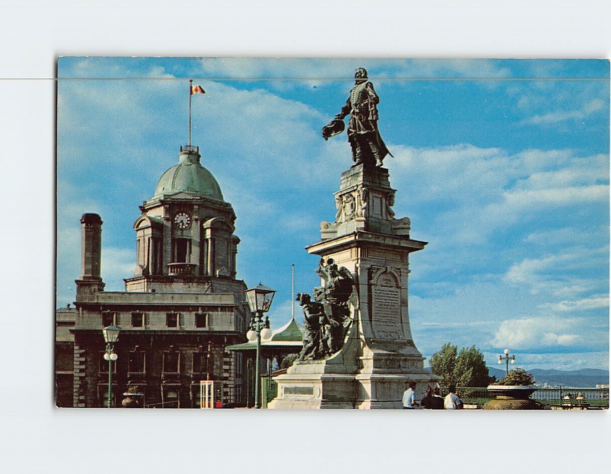 Postcard Samuel de Champlain Founder of the City of Quebec Canada