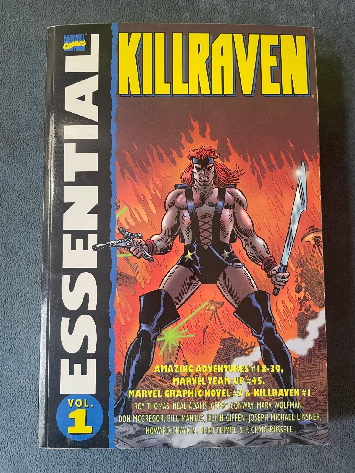 Essential Killraven Volume #1 TPB Marvel Comics Graphic Novel Softcover 2007