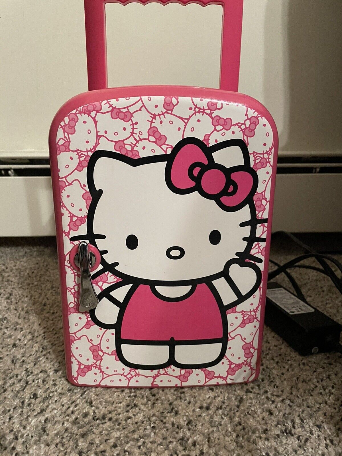 Discontinued Sanrio Hello Kitty Mini Refrigerator 81129-COOLS AND WARMS-TESTED