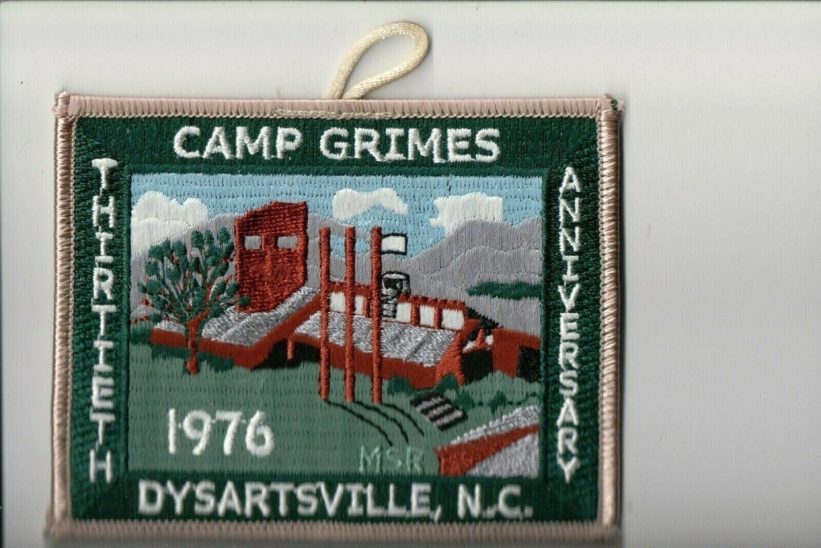 1976 Camp Grimes 30th Anniversary patch